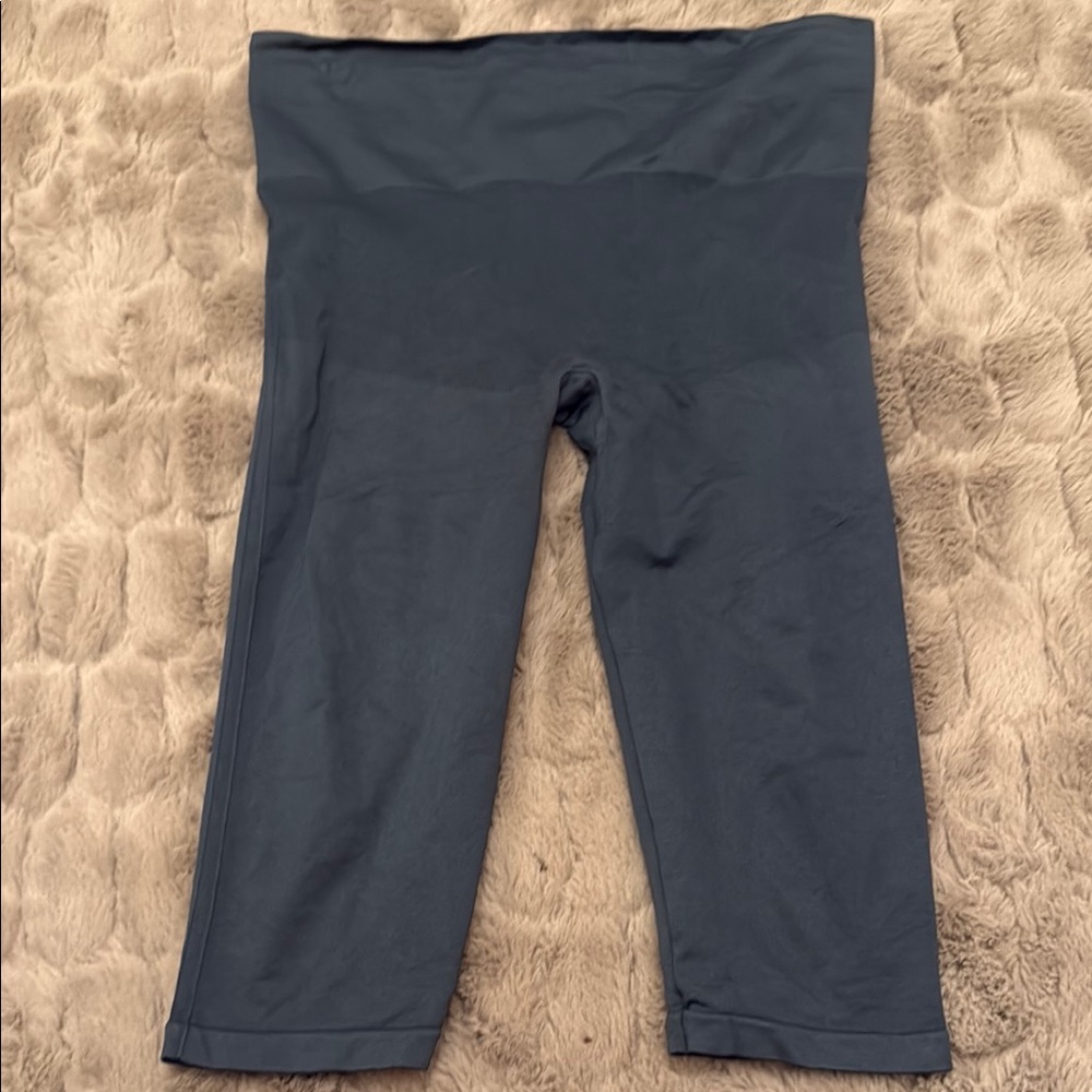BLANQI Dark Gray/Blue Maternity/Post Partum Leggings